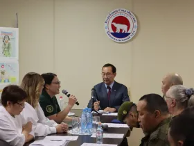 Глава Якутии встретился с участниками СВО и волонтерами в Нижнеколымском районе