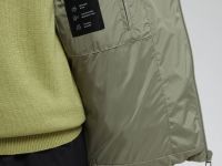 Стеганый пуховик с натуральным пухом