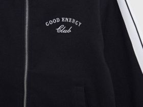 Толстовка на молнии для девочек, Черный