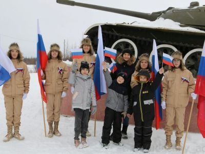 Флешмоб «Своих не бросаем» в Удачном