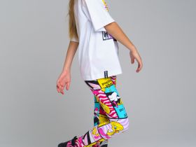 Брюки трикотажные для девочек (легинсы)