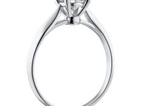 Классическое кольцо из белого золота с бриллиантом э4001кц10173100