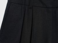 Шорты со складками, Черный