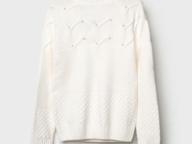 Свитер трикотажный для девочек