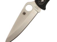 Складной нож Endura 4 - Spyderco C10PBK, сталь VG-10 Satin Plain, рукоять термопластик FRN, чёрный