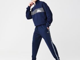 Мужские спортивные брюки Lacoste в полоску