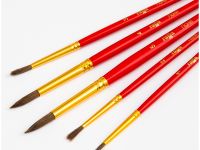 Набор кистей пони Гамма "Классические" 5 шт, блистер, европодвес