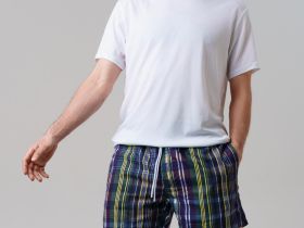 Шорты текстильные плавательные для мужчин, средней длины