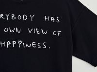 Футболка с принтом из хлопка