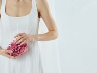 Платье миди с вырезом каре, Белый