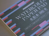 Альбом-склейка для акварели Potentate 13,5х19 см 20 л 300 г 100% хлопок, мелкое зерно