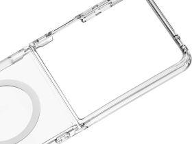 Чехол uBear Real Mag для Galaxy Z Flip8 MagSafe прозрачный