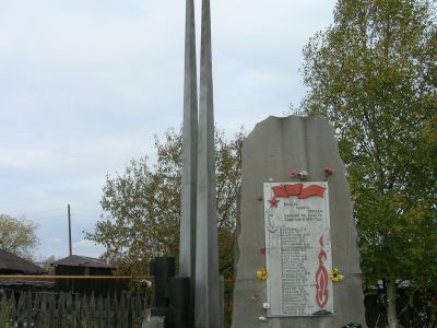 Братская могила партийных и советских работников, погибших от рук колчаковцев