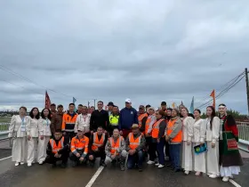 В селе Ытык-Кюёль открыли мост через реку Татту