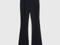 Расклёшенные брюки для девочек, Черный