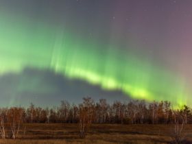 Охота за Северным Сиянием рядом с Якутском