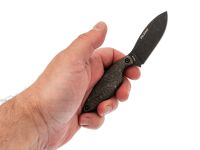 Нож с фиксированным клинком Pilgrim, сталь AUS-8 BSW, рукоять CrazyFiber Micarta)