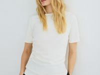 Футболка с драпировкой, Белый