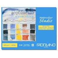Альбом-склейка для акварели Fabriano "Watercolour Studio" Фин 27x35 см 75 л 300 г