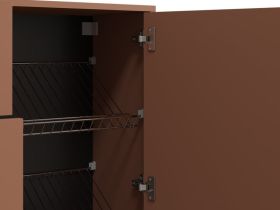 Обувница подвесная Сайрис 98x99 Терракотовый