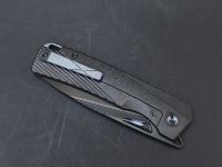 Складной нож TuoTown Themis DLC, сталь T14N, рукоять Black Crystal Ti