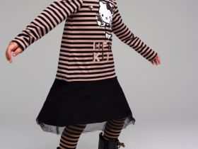 Платье трикотажное для девочек