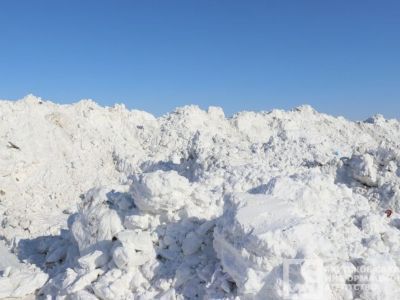 Снежный полигон в Якутске заполнен на 30%