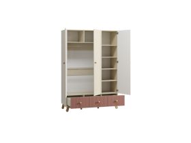 Шкаф детский Финни 3-144x210 Розовый