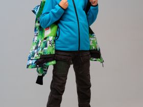 Куртка текстильная с полиуретановым покрытием для мальчиков