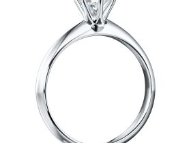 Классическое кольцо из белого золота э4712кц03220892_white
