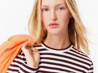 Женский лонгслив Lacoste из хлопка