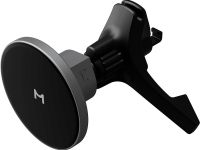 Автомобильный держатель Magssory Disc с БЗУ серый