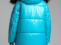 Пальто текстильное с полиуретановым покрытием для девочек