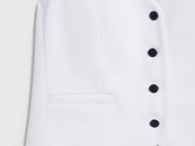 Классический жилет, Белый