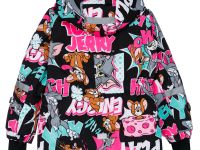 Комплект текстильный с полиуретановым покрытием для девочек: куртка, полукомбинезон