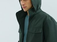 Куртка с накладными карманами, Зеленый