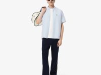 Мужская льняная рубашка Lacoste