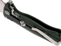 Нож складной LionSteel SR22A BS Mini, сталь Uddeholm Sleipner® Satin Finish, рукоять алюминий (Solid®), чёрный