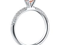 Кольцо из белого золота э0912кц10200951_pink