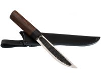 Походный нож Северный, сталь Х12МФ с кованым долом, рукоять ясень