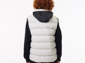 Мужской стёганный жилет Lacoste с высоким воротом