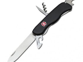 Нож перочинный Victorinox Picknicker, сталь X55CrMo14, рукоять Nylon, черный, 11 функций, 111мм