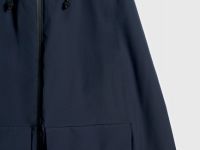 Утеплённая парка с накладными карманами, Синий