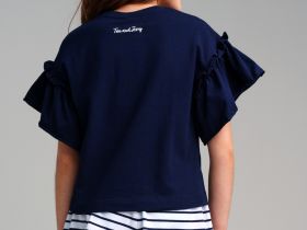 Фуфайка трикотажная для девочек (футболка)