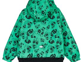 Куртка текстильная с полиуретановым покрытием для девочек (ветровка)