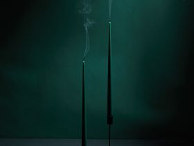 Набор свечей Estate, изумрудный