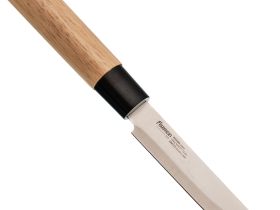 Набор из 5 кухонных ножей Fissman Pascual, деревянная подставка