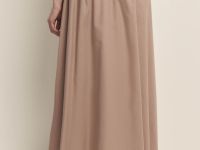 Юбка изо льна и хлопка