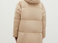 Стеганое утепленное пальто oversize силуэта