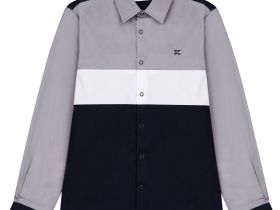 Сорочка текстильная для мальчиков (regular fit)